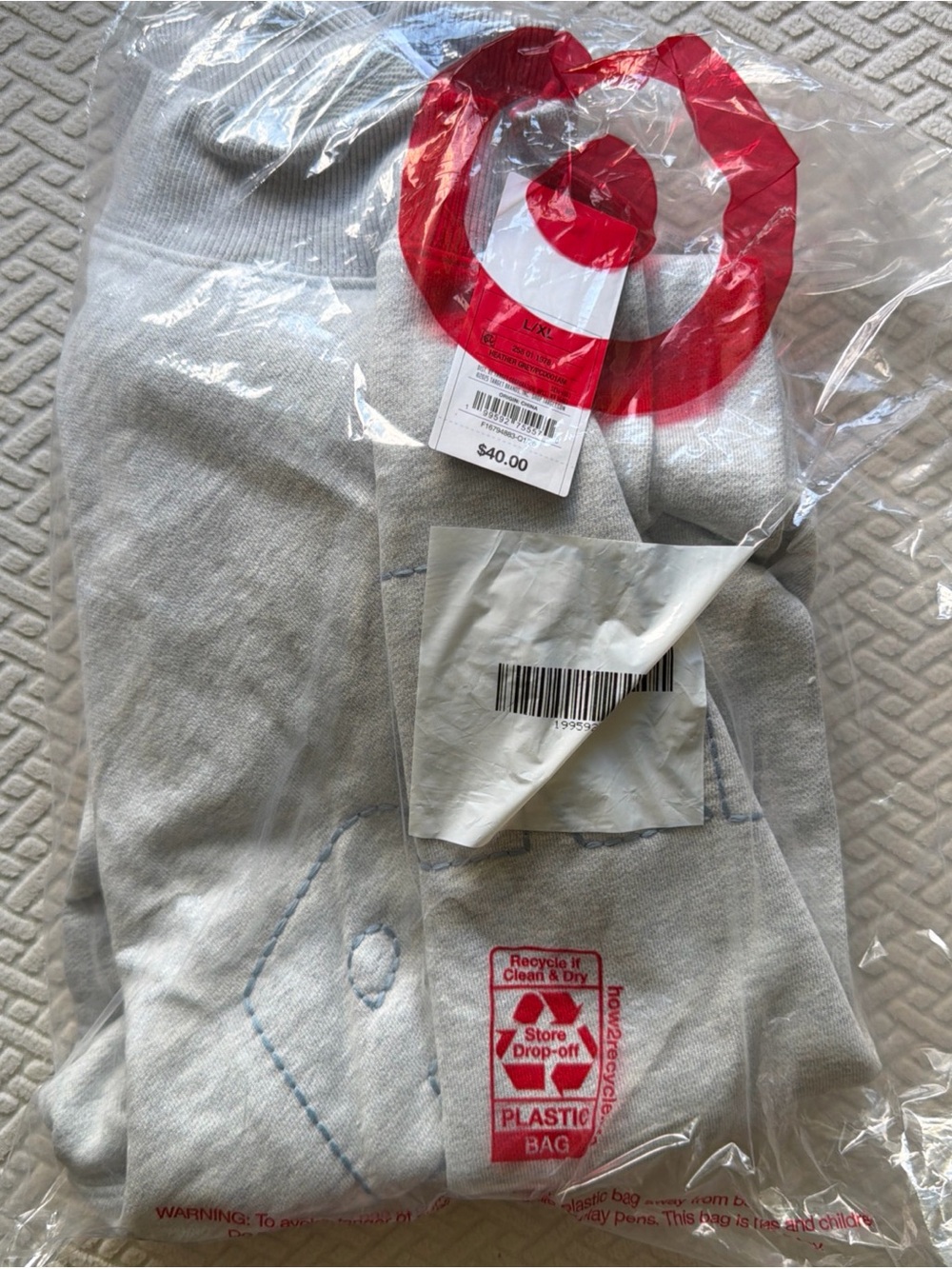 Parke x Target  Women's Mockneck Pullover Sweatshirt Heather Gray L/XL In Hand